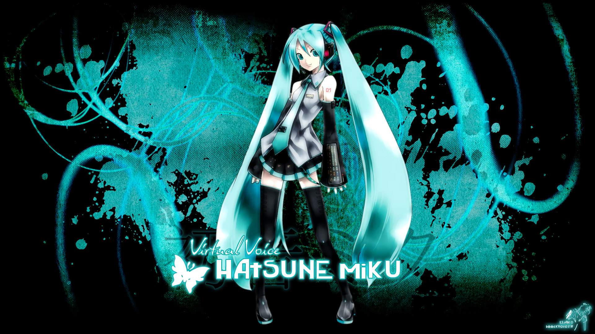 The World S First Virtual Pop Diva Hatsu 高画質 初音ミク 画像 壁紙 まとめ ボカロ Naver まとめ